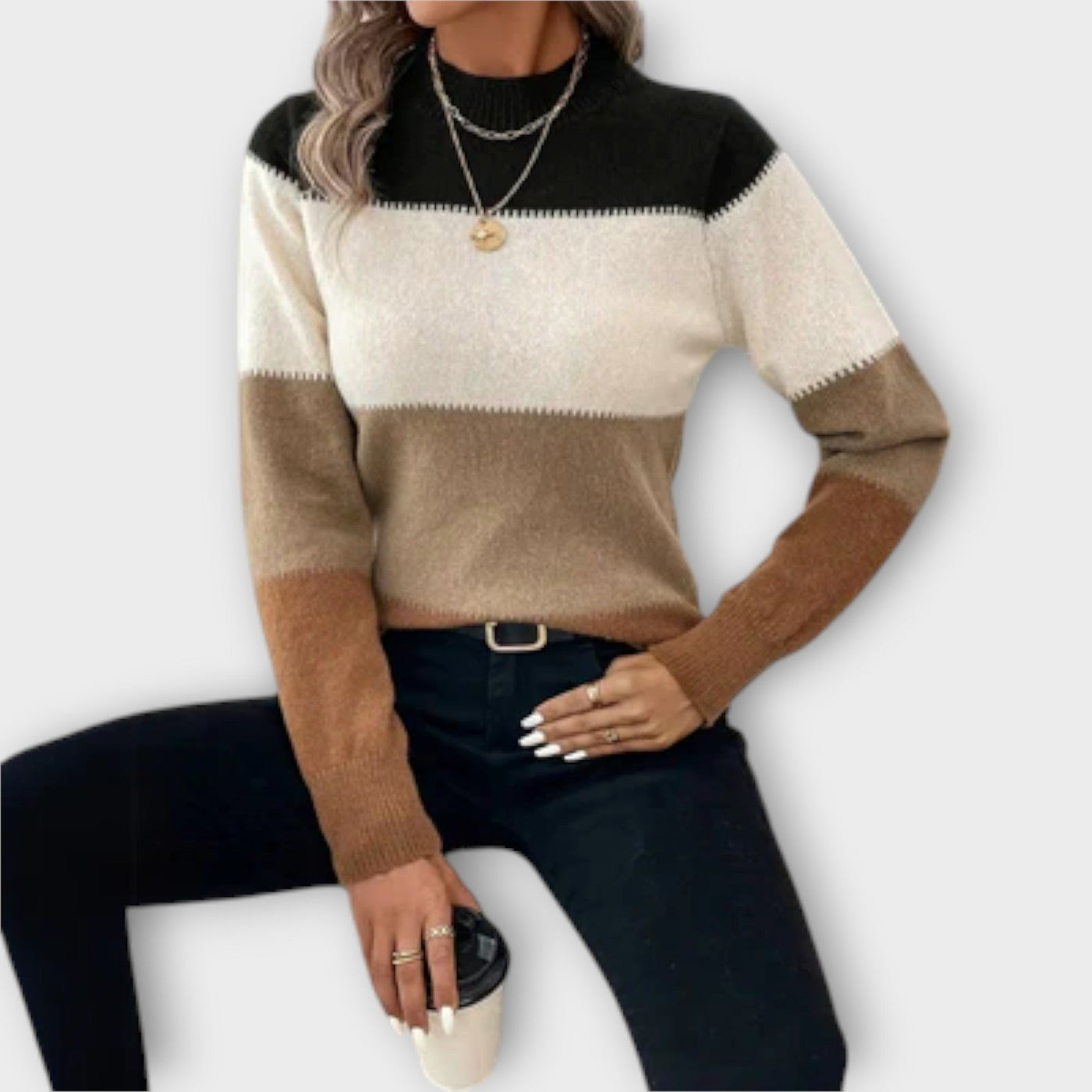 Elina  - Lässiger & Eleganter Pullover