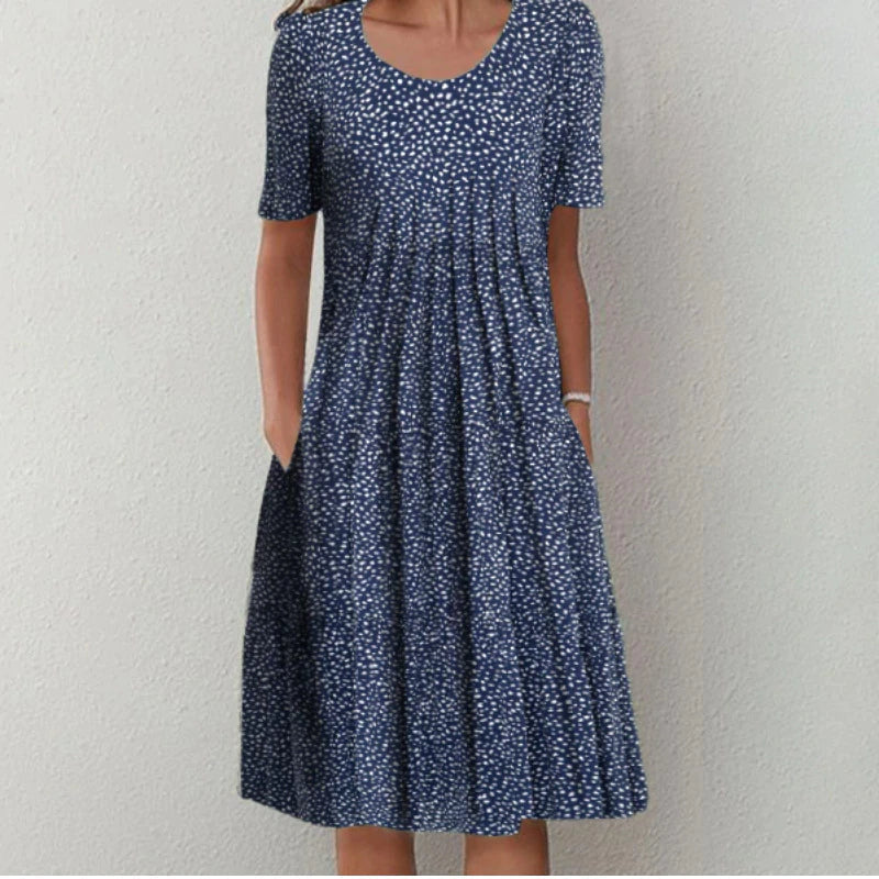 Filomena – Kleid Mit Floralen Stickereien