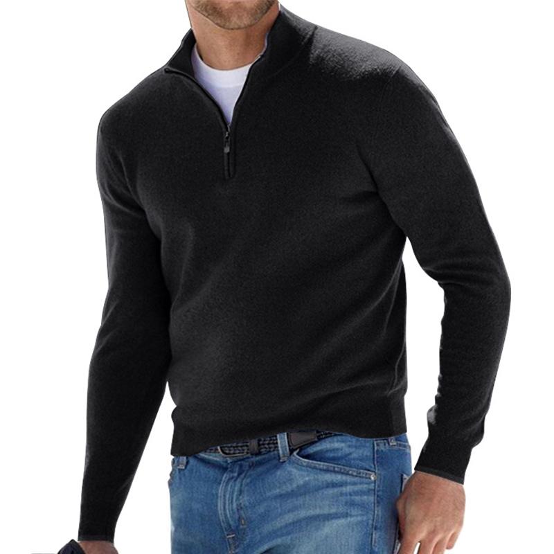 Mikael – Eleganter und Bequemer Pullover mit Reißverschluss