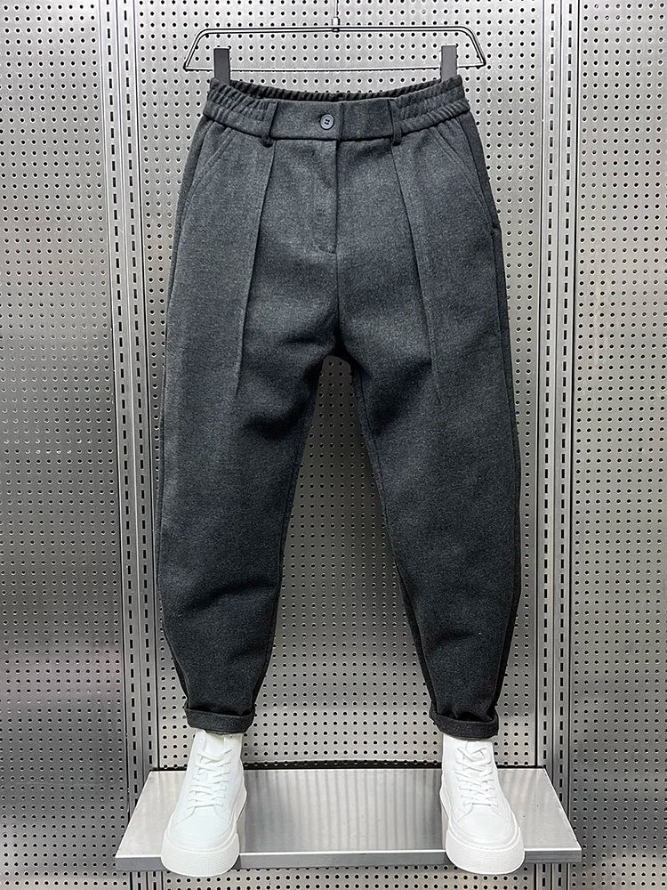 Andy | Elegante Melierte Herrenhose