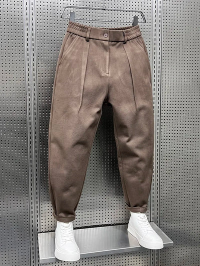 Andy | Elegante Melierte Herrenhose