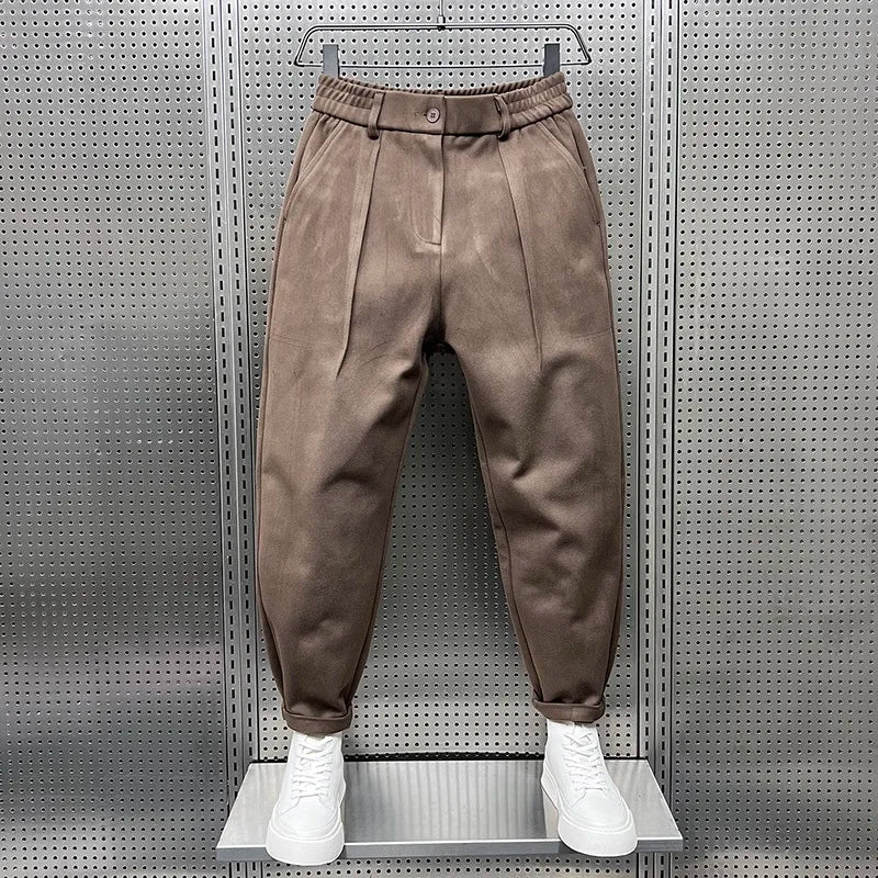 Andy | Elegante Melierte Herrenhose