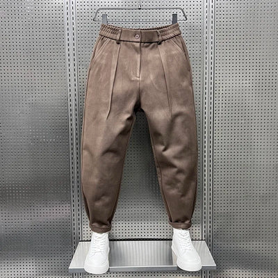 Andy | Elegante Melierte Herrenhose