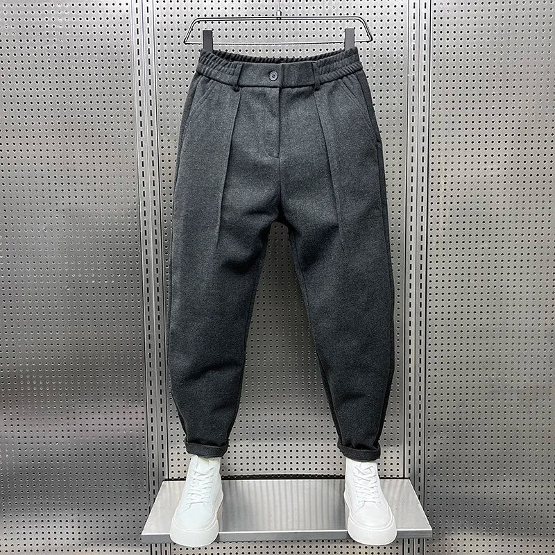 Andy | Elegante Melierte Herrenhose
