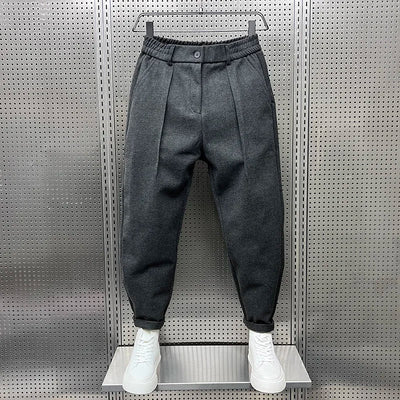 Andy | Elegante Melierte Herrenhose