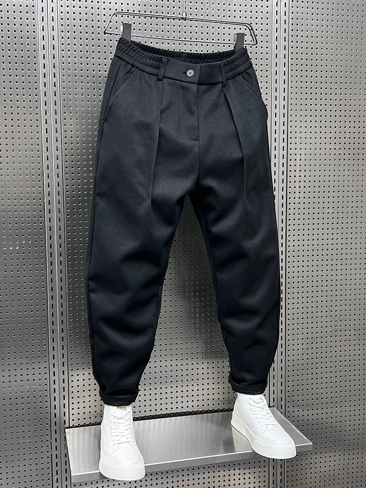 Andy | Elegante Melierte Herrenhose