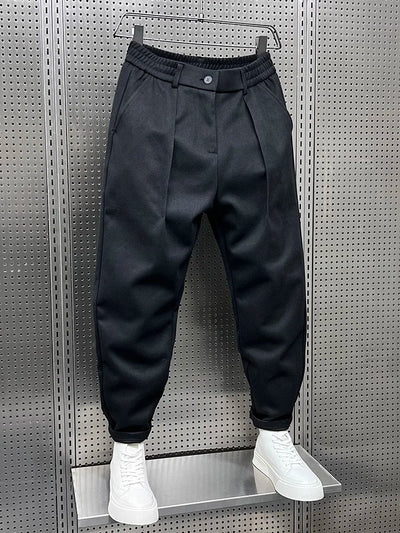 Andy | Elegante Melierte Herrenhose