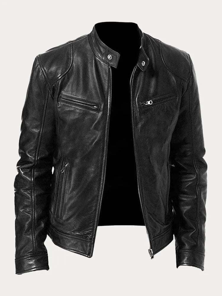 Benno | Lederjacke Im Biker-Stil