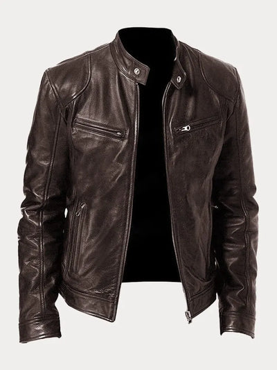 Benno | Lederjacke Im Biker-Stil