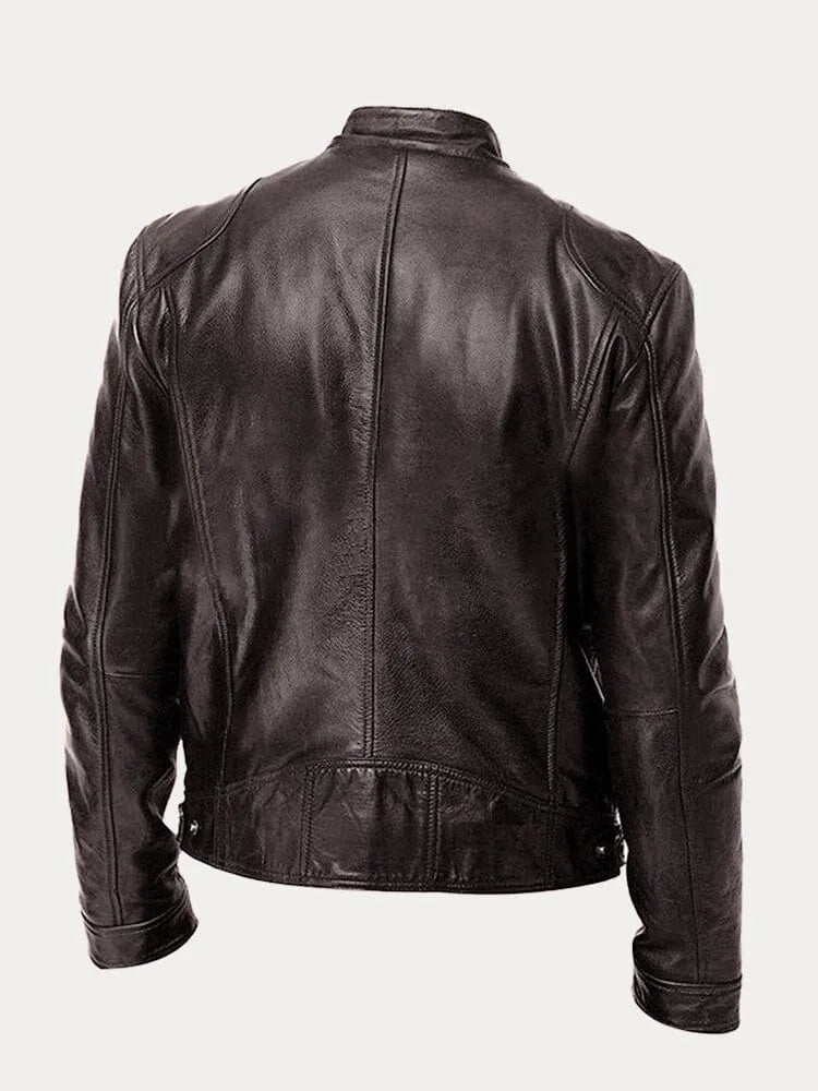 Benno | Lederjacke Im Biker-Stil