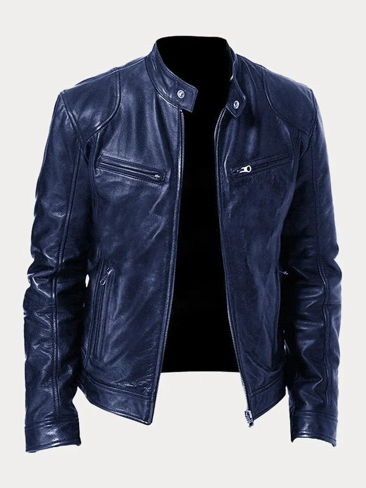 Benno | Lederjacke Im Biker-Stil