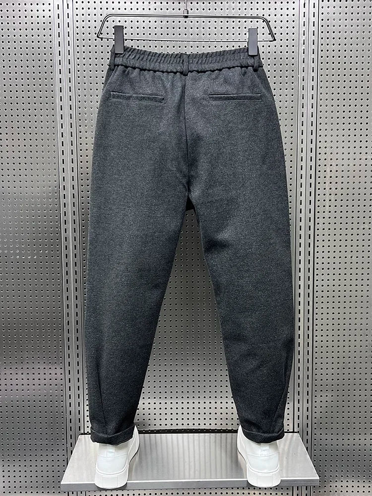 Andy | Elegante Melierte Herrenhose