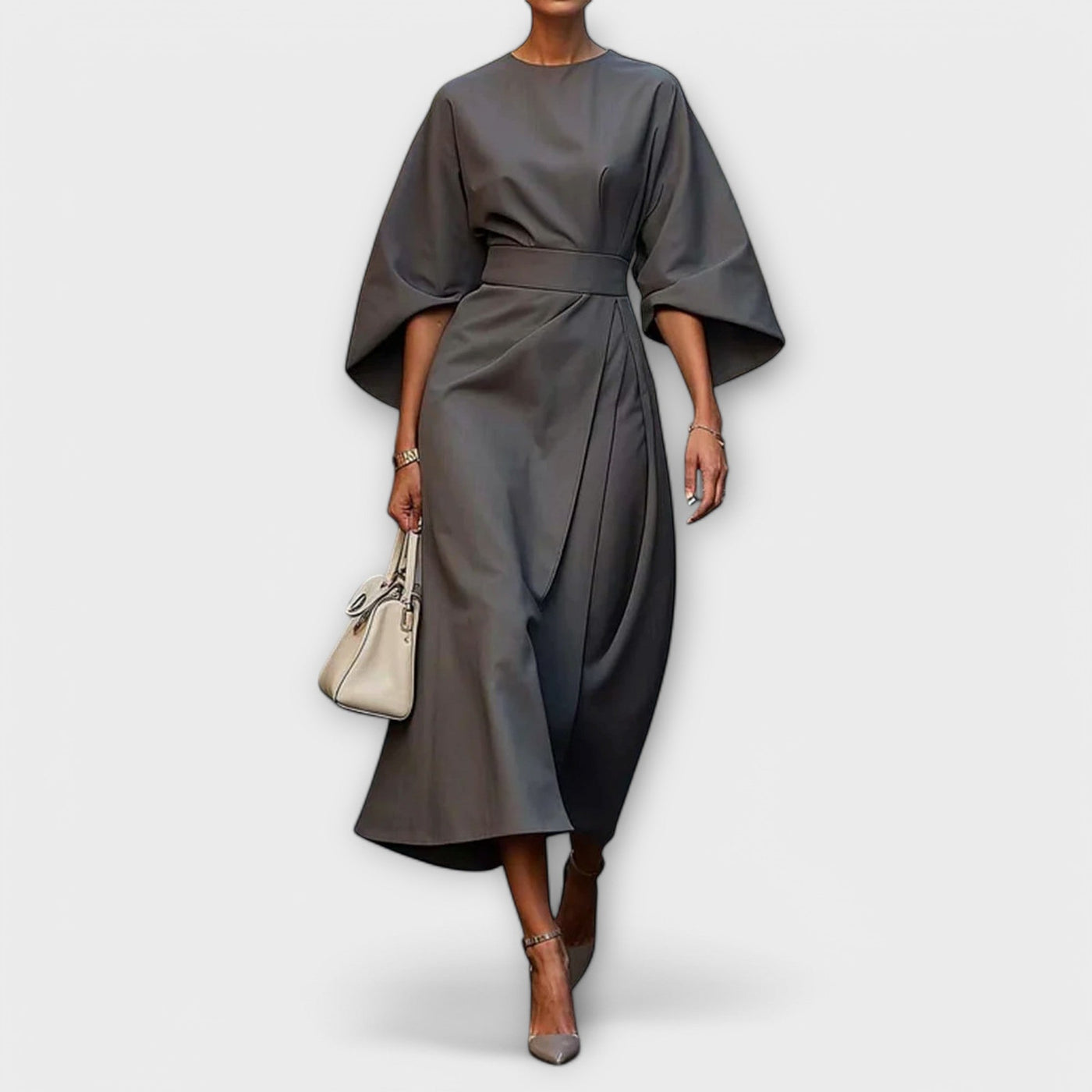 Amélie | Elegantes Kleid Mit Laternenärmeln