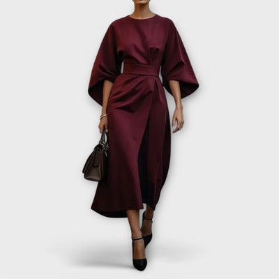 Amélie | Elegantes Kleid Mit Laternenärmeln