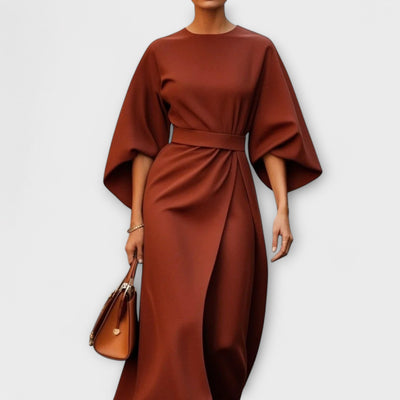Amélie | Elegantes Kleid Mit Laternenärmeln