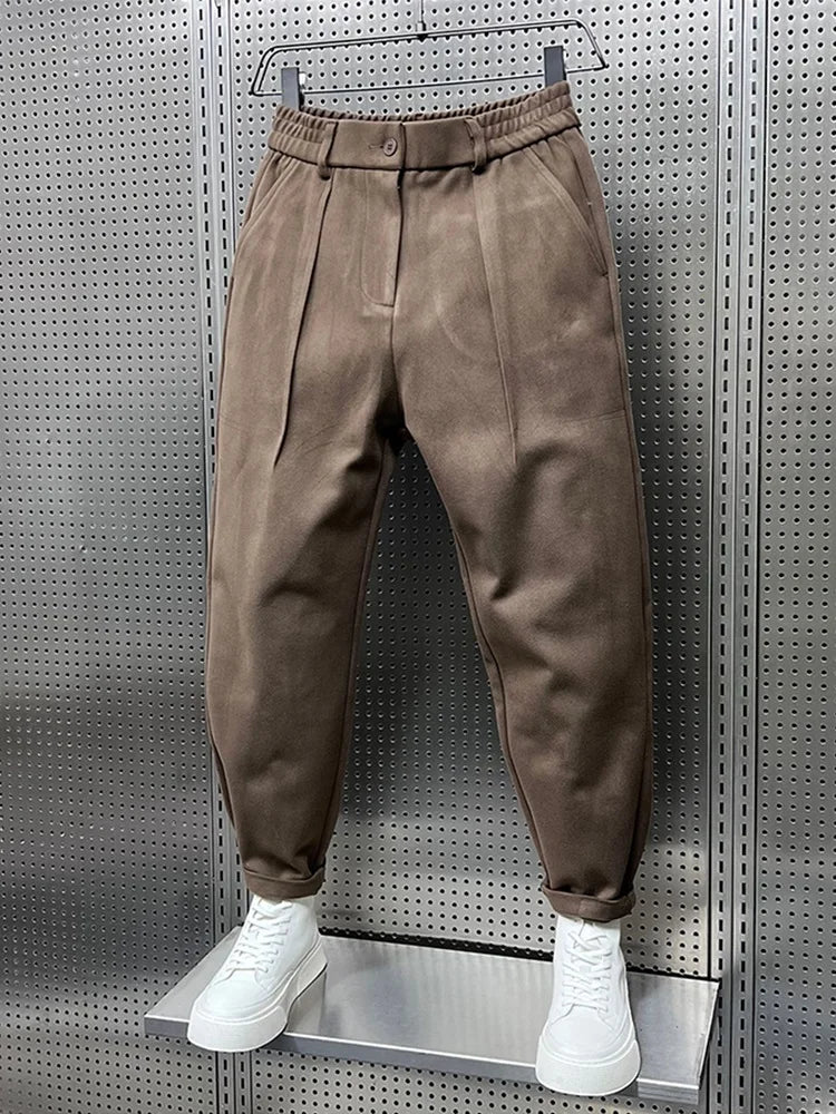 Andy | Elegante Melierte Herrenhose