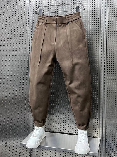 Andy | Elegante Melierte Herrenhose