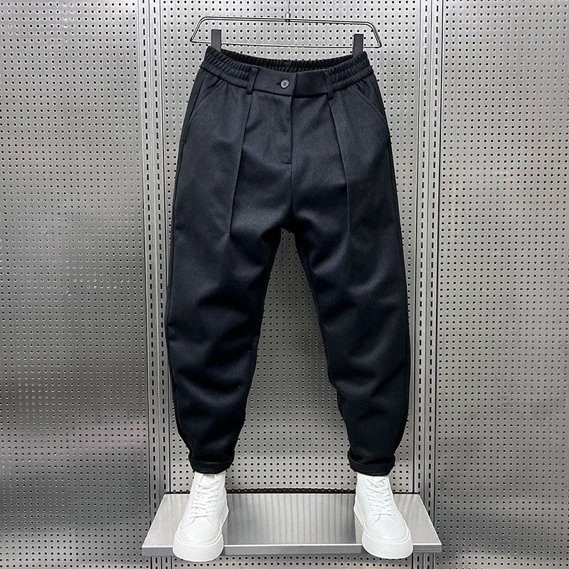 Andy | Elegante Melierte Herrenhose