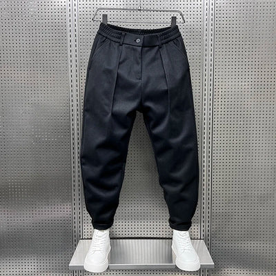 Andy | Elegante Melierte Herrenhose