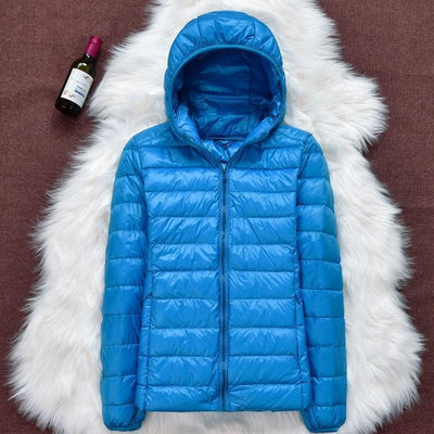 Luise | Wasserdichte Übergangsjacke Mit Entendaunen