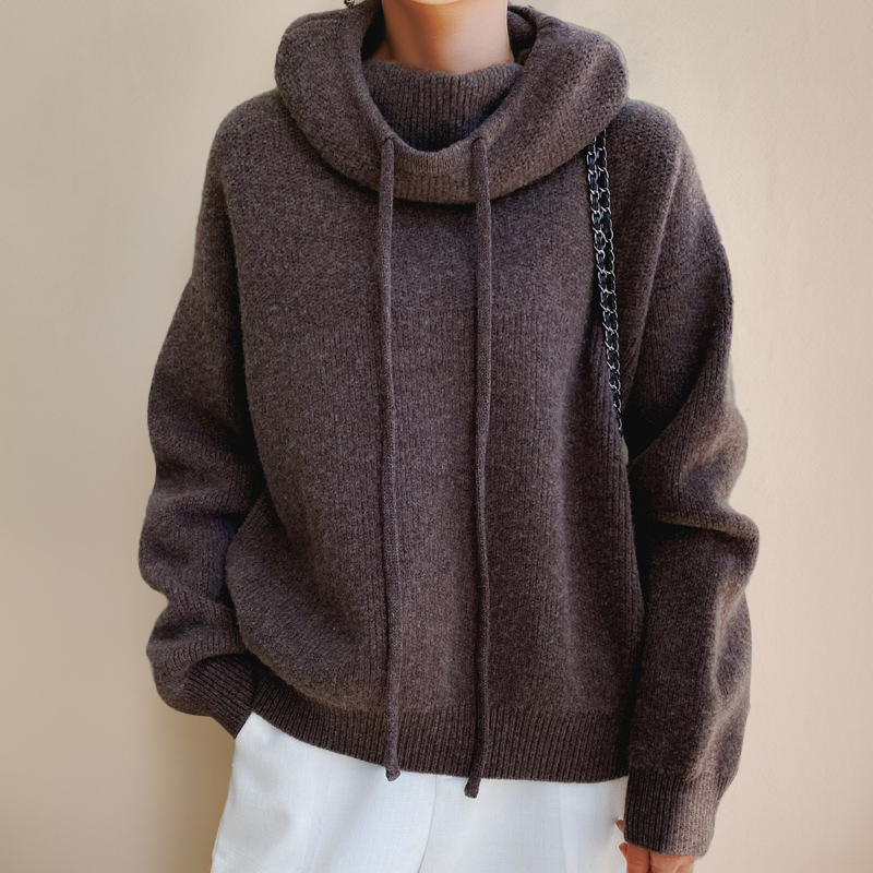 Le Cloe – Rollkragenpullover aus Merinowolle