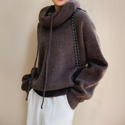 Le Cloe – Rollkragenpullover aus Merinowolle