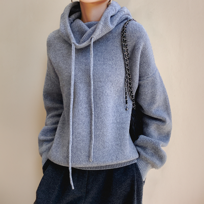 Le Cloe – Rollkragenpullover aus Merinowolle